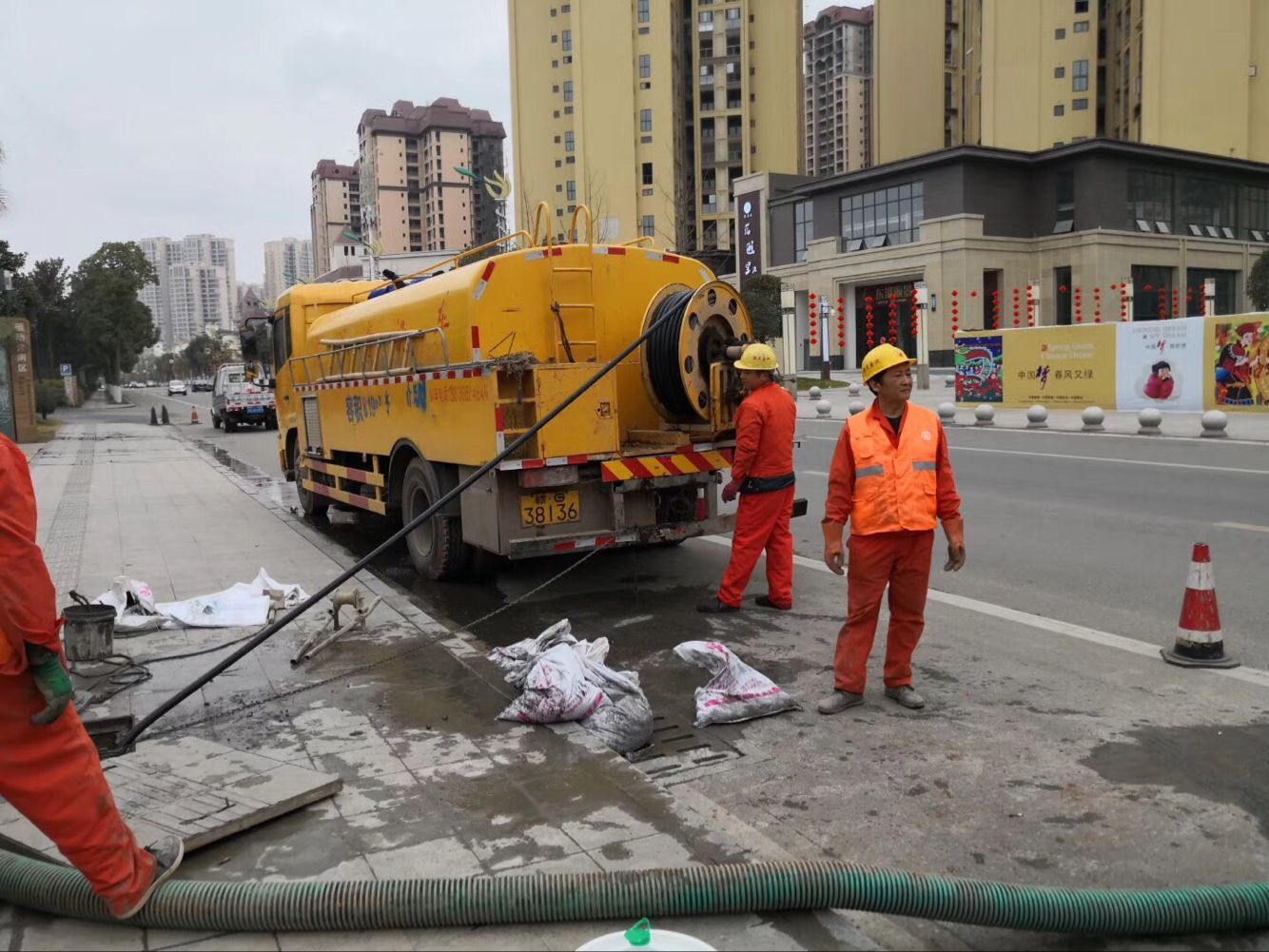 泉山排污管道清淤-管道清洗